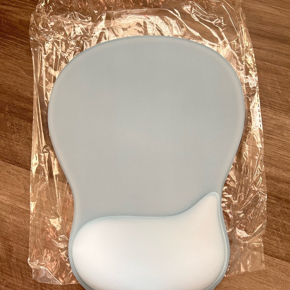 Light Blue Ergonomic Mouse Pad